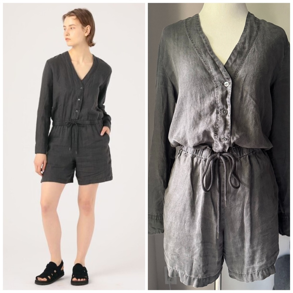 James Perse Light Weight Linen Romper